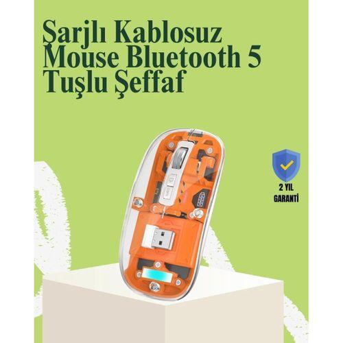 Kablosuz, Sessiz, Ergonomik Ve Şarjlı Fare - Gelişmiş Çoklu Cihaz Desteği