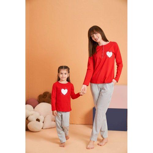 Pjs 28062 Kadın Patlı Pijama Takım