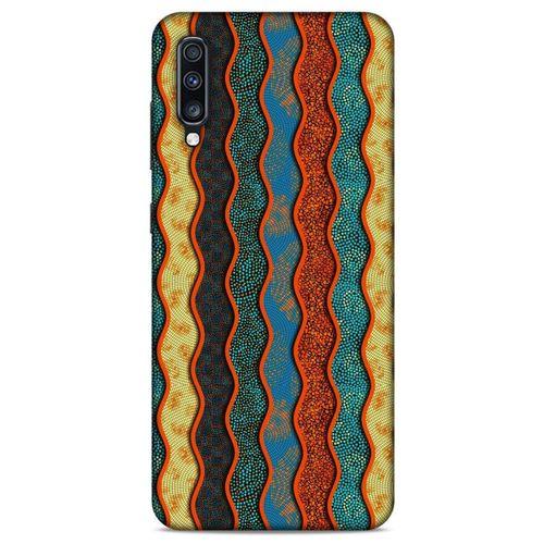 Samsung Galaxy A70 Kılıf Baskılı Özel Seri Taşlı (42) Rugged Armor Kılıf