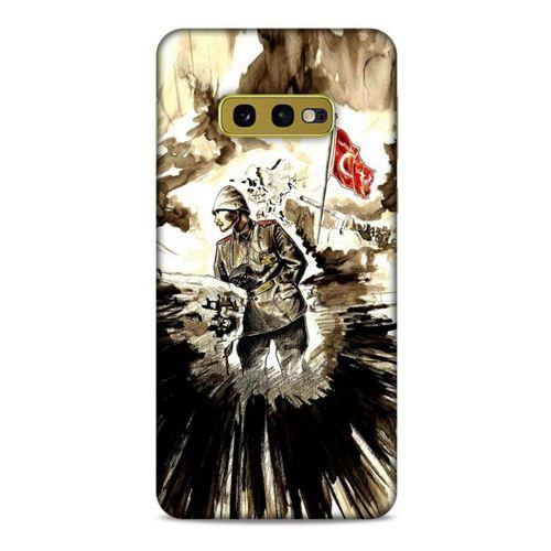 Samsung Galaxy S10e Kılıf Atatürk (46) Core Armor Kılıf Karışık