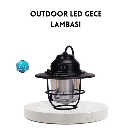 Outdoor Retro Kamp Işığı Uzun Ömürlü Pil Taşınabilir Suya Dayanıklı