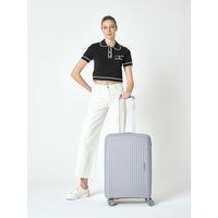 Benetton Trolley Valiz Açık Gri Orta Boy 14BNT8001-02-AGRI