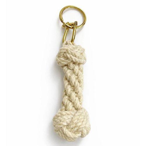 Pirinç Örgü Halat Tasarım Anahtarlık