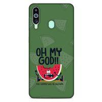 Frutix Karpuz 02 Samsung Galaxy M40 Kılıf Desenli Silikon