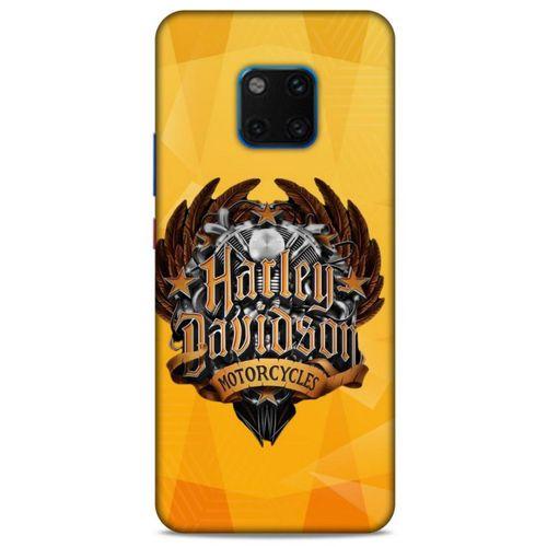 Huawei Mate 20 Pro Uyumlu Kılıf Motorsiklet (37) Silicone Cover Harley Davidson