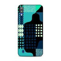 Samsung Galaxy M10 Uyumlu Kılıf Insomnia (17) Tasarım Kılıf Yeşil Lacivert