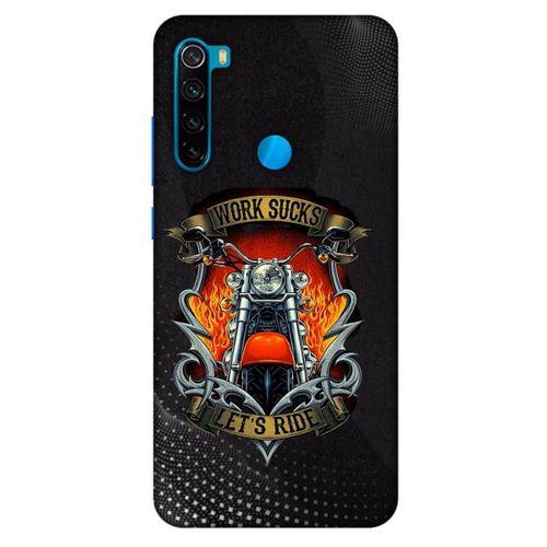 Xiaomi Redmi Note 8 Uyumlu Kılıf Motorsiklet (8) Baskılı Kılıf Harley Davidson