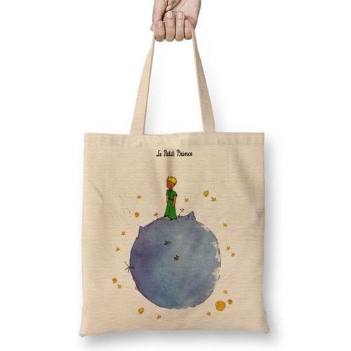 Küçük Prens Le Petit Prince Bez Çanta Uzun Saplı