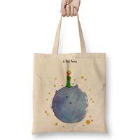 Küçük Prens Le Petit Prince Bez Çanta Uzun Saplı
