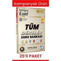 6. Sınıf Tüm Dersler Soru Bankası 25' li Paket (2 Kitap Hediyeli)