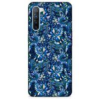 Oppo Reno 3 Uyumlu Kılıf Mavi Delisi (41) Tank Kılıf Çiçek