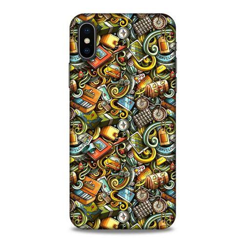 Graffitix (50) Desenli Silikon Kapak Apple iPhone XS Kılıf