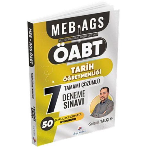 2025 MEB AGS ÖABT Tarih Öğretmenliği Tamamı Çözümlü Fasiküller Halinde 7 Deneme Sınavı Dizgi Kitap