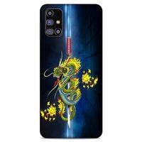 Lopard Samsung Galaxy M31s Uyumlu Kılıf Tattoo's (2) Kabı Ejderha Dövmesi