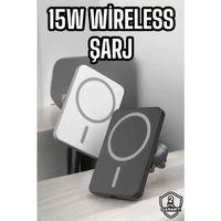 İos Uyumlu Manyetik Tasarım Magsafe İphone 12/13/14/15 Araç Şarjı