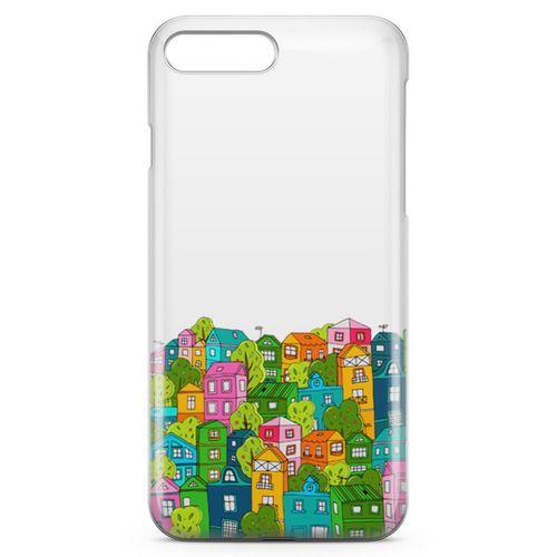 Apple iPhone 8 Plus Kılıf Bizim Mahalle Arka Kapak Koruma Desenli Full Koruyucu