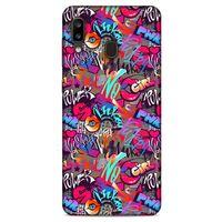 Graffitix (8) Desenli Silikon Kapak Samsung Galaxy A20 Kılıf
