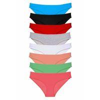 8 adet Süper Eko Set Likralı Kadın Slip Külot Set 6