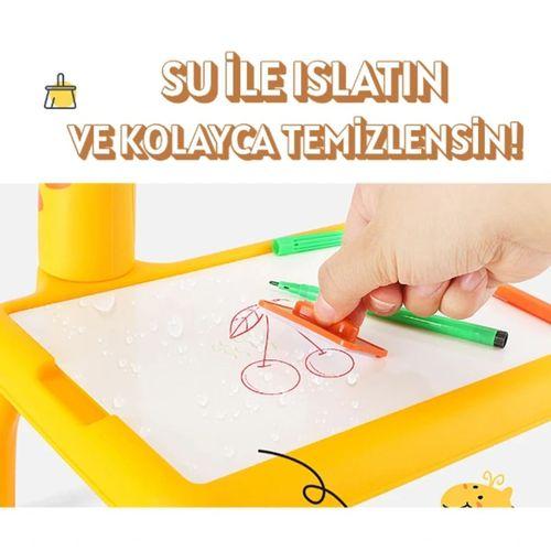 Zürafa Tasarımlı Projeksiyonlu Boyama Tahtası