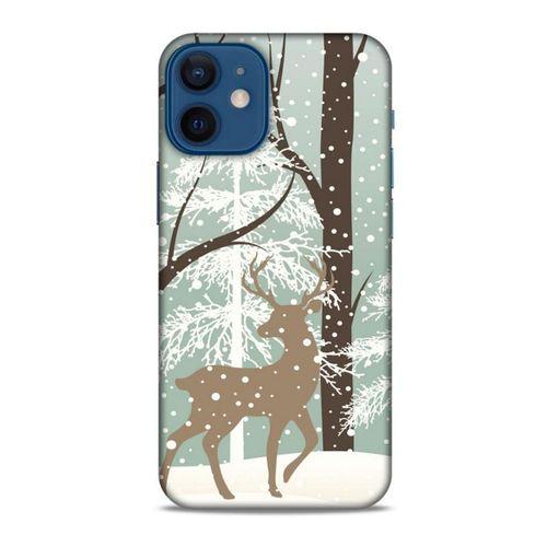 Apple iPhone 12 Mini Kılıf Snowix (22) Tam Koruma Kılıfı Açık Kahve