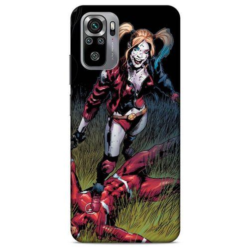 Xiaomi Redmi Note 10 Uyumlu Kılıf Harley Quinn (40) Fit Silikon Kılıf Leylak