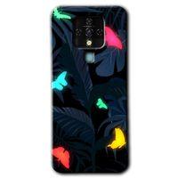 Tecno Camon 16 HD Baskılı Kılıf + 9D Tam Ekran Koruyucu - Lighter Butterfly
