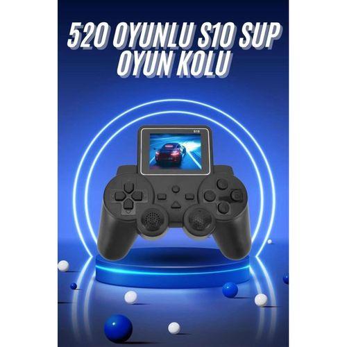 2.4 İnç Ekran 520 Oyunlu Retro Temalı Kablosuz Oyun Kolu El Atarisi
