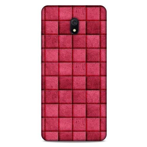 Xiaomi Redmi 8A Kılıf Patchwork (29) Arka Koruma Kılıfı Pembe