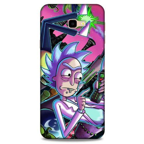 Samsung Galaxy J4 Plus Uyumlu Kılıf Rick And Morty (20) Koruyucu Kılıf MC Haps