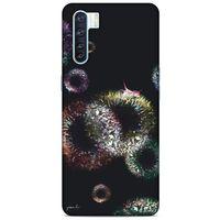Y.Liva-2021 Özel Seri Siyah Soyut-42 Oppo A91 Kılıf Silikon Kapak