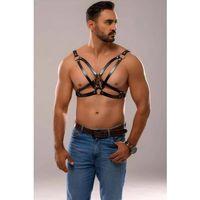 Erkek Deri Fantazi Harness - Brfm141