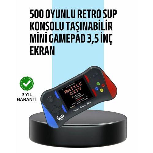 3,5 İnç Ekranlı Taşınabilir El Konsolu – 500 Klasik Oyunla Eğlence Yanınızda
