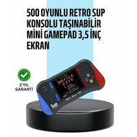 3,5 İnç Ekranlı Taşınabilir El Konsolu – 500 Klasik Oyunla Eğlence Yanınızda