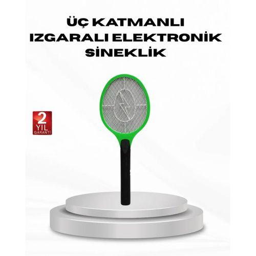Yüksek Gerilimli Elektronik Sinek Raket – Sessiz, Kimyasız Ve Güvenli Kullanım
