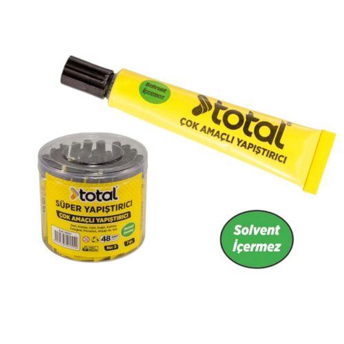 TOTAL SIVI YAPIŞTIRICI 7 gram  SOLVETSİZ ( 6 Adet )