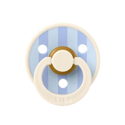 Bibs Bibs Studio Colour Block Kauçuk Emzik 6-12 Ay İvory / Dusty Blue