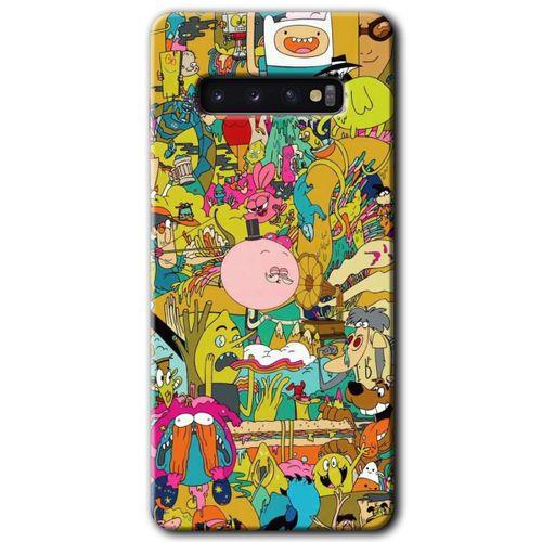 Galaxy S10 Kılıf HD Desen Baskılı Arka Kapak - Süper Çizgi Kahramanlar 2