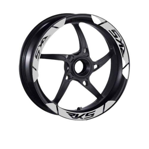 RKS Rks Uyumlu Beyaz Geniş 1 Set Jant Şeridi