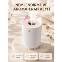 Aroma Difüzör Hava Nemlendirici Sessiz Çalışma Led Gece Lambası