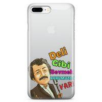 Apple iPhone 8 Plus Kılıf Caps Müslüm Gürses Arka Kapak Koruma Desenli Full Koruyucu