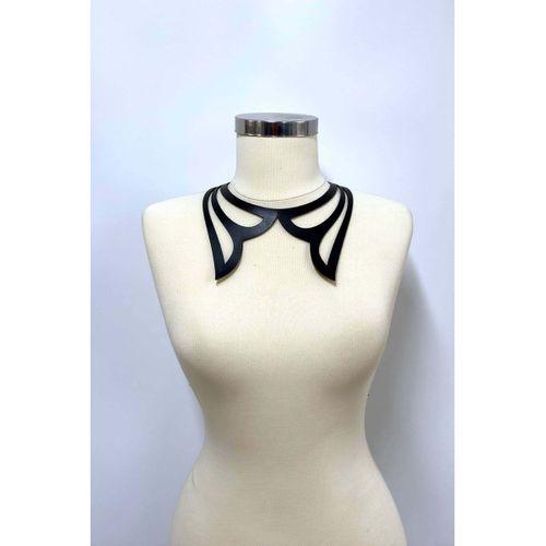 Lazer Kesim Deri Choker, Deri Kolye