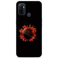 Lopard Huawei P40 Uyumlu Kılıf FireX (47) Crystal Flex Kılıf Satürn Ateşi