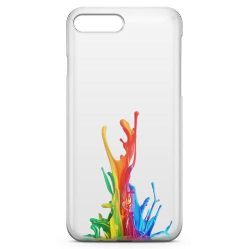 Apple iPhone 8 Plus Kılıf Duvar Boyası Arka Kapak Koruma Desenli Full Koruyucu