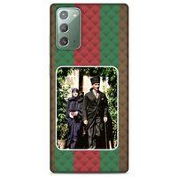 Samsung Galaxy Note 20 Kılıf Atatürk (22) Tam Koruma Kılıfı Yeşil Kırmızı