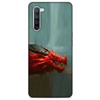 Oppo Reno 3 Pro 5g Kılıf Dragons (17) Tasarım Kılıf Siyah Boynuzlu Ejderha