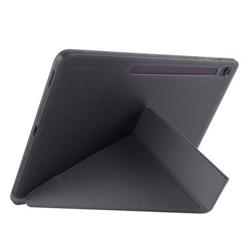 Galaxy Tab S10 FE Plus Kılıf Zore Tri Folding Kalem Bölmeli Standlı Kılıf
