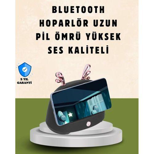 Kablosuz İndüksiyonlu Telefon Tutucu & Hoparlör – Net Ses, Kolay Kullanım