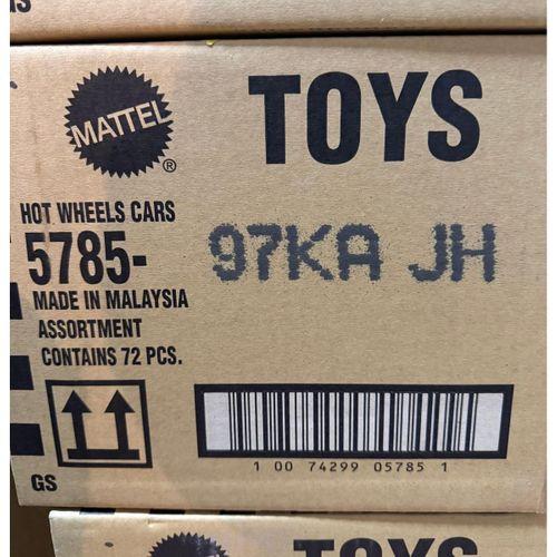 Hot Wheels Kısa Karton 72'li Kutu 5785-97KAJH