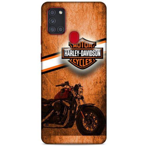 Samsung Galaxy A21s Uyumlu Kılıf Motorsiklet (20) Koruyucu Kılıf İskelet