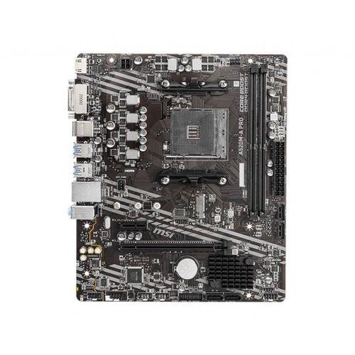 MSI A520M-A PRO DDR4 4600MHZ 1XHDMI 1XDVI 1XM.2 USB 3.2 MATX AM4 (AMD AM4 5000/4000 /3000 SERİSİ İLE UYUMLU)